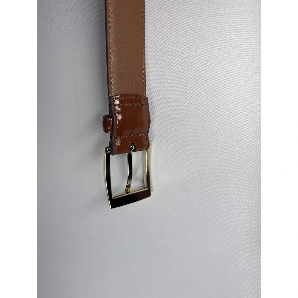 JoS. A. Bank Men's Tan Brown Genuine Italian Leather Belt Sz 44 Set Of 2‎ NEW